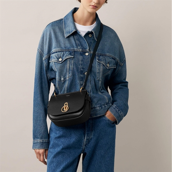 Mulberry Small Amberley Satchel Black